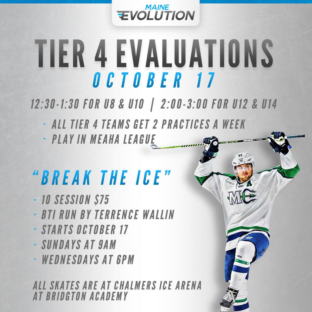Registration Open for Tier 4 Hockey!