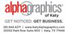 Sponsored by Alphagraphics Katy